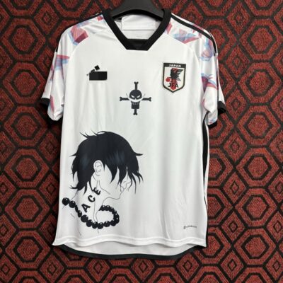 Camiseta Masculina “One Piece” Ace, Branca