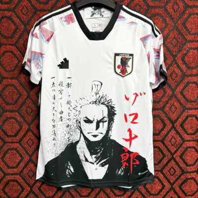 Camiseta Masculina “One Piece” Roronoa Zoro BES, Branca